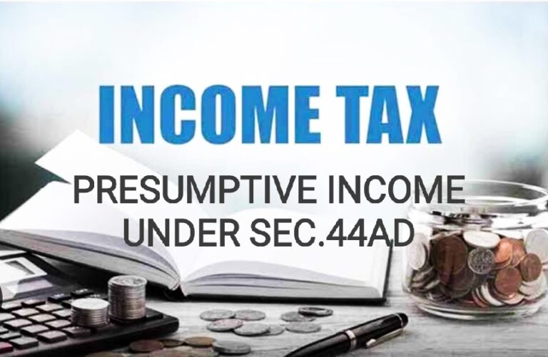Presumptive Income under section 44ad