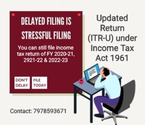 Updated return under Income tax Act