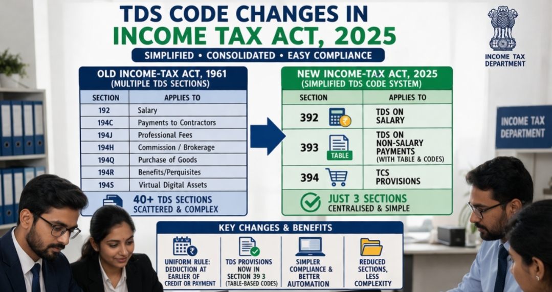 TDS Code Changes under the New Income Tax Act, 2025: A Paradigm Shift ...